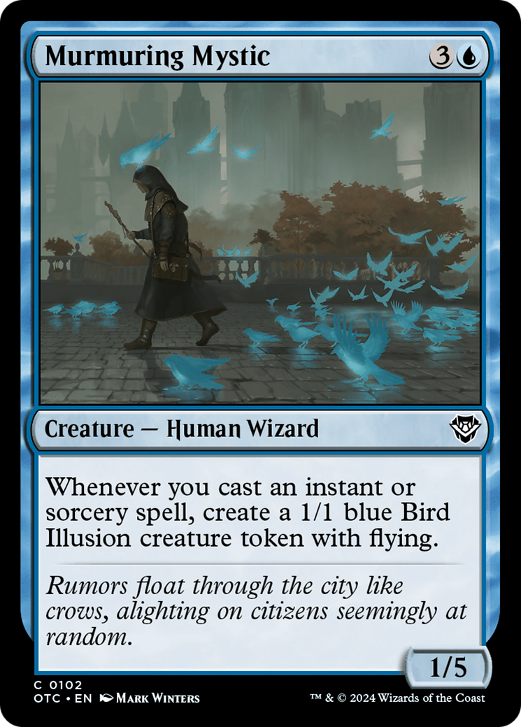 Image of Murmuring Mystic [Outlaws of Thunder Junction Commander]