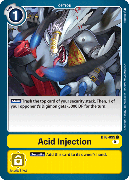 Image of Acid Injection [BT6-099] [Double Diamond]