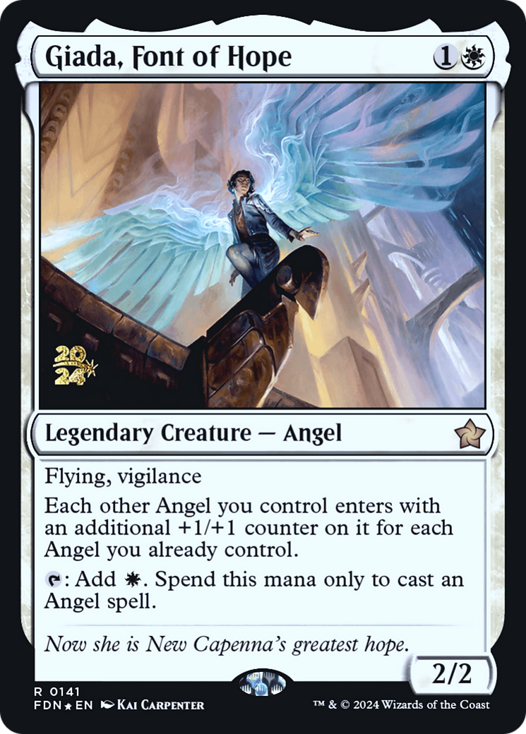 Image of Giada, Font of Hope [Foundations Prerelease Promos]