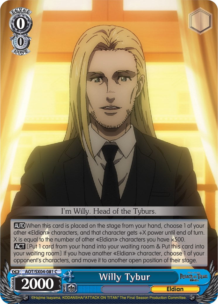 Image of Willy Tybur [Attack On Titan: Final Season]