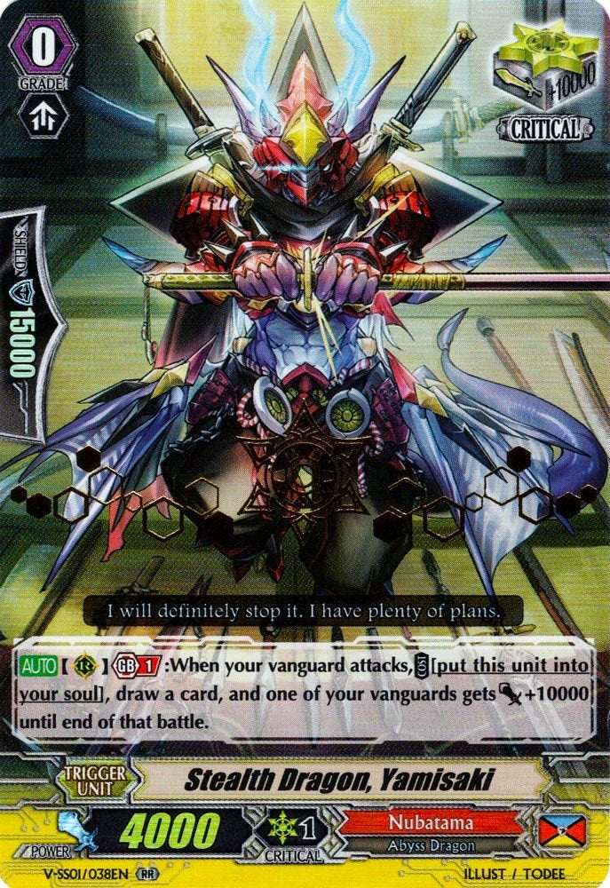 Image of Stealth Dragon, Yamisaki (Hot Stamped) (V-SS01/038EN) [Premium Collection 2019]