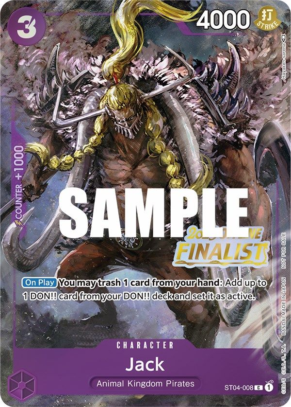 Image of Jack (Offline Regional 2023) [Finalist] [One Piece Promotion Cards]
