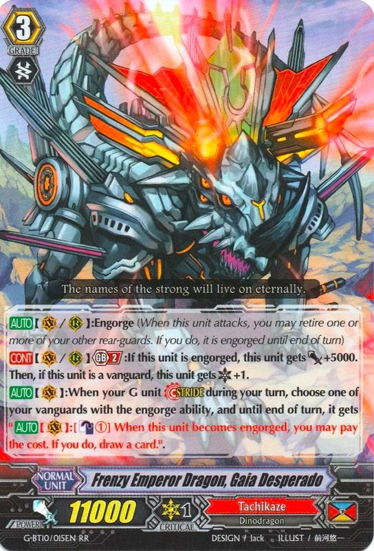 Image of Frenzy Emperor Dragon, Gaia Desperado (G-BT10/015EN) [Raging Clash of the Blade Fangs]