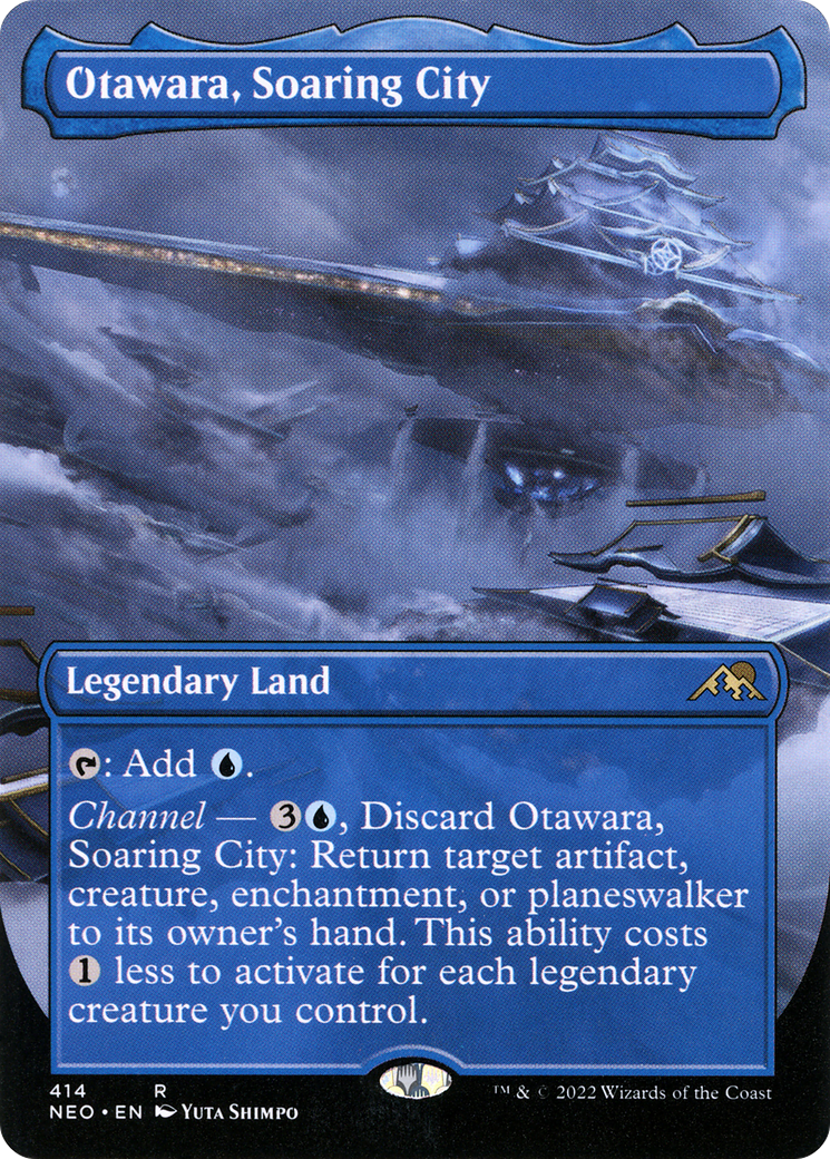 Image of Otawara, Soaring City (Borderless Alternate Art) [Kamigawa: Neon Dynasty]
