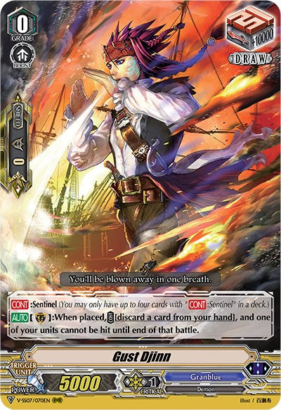Image of Gust Djinn (V-SS07/070EN) [Clan Selection Plus Vol.1]