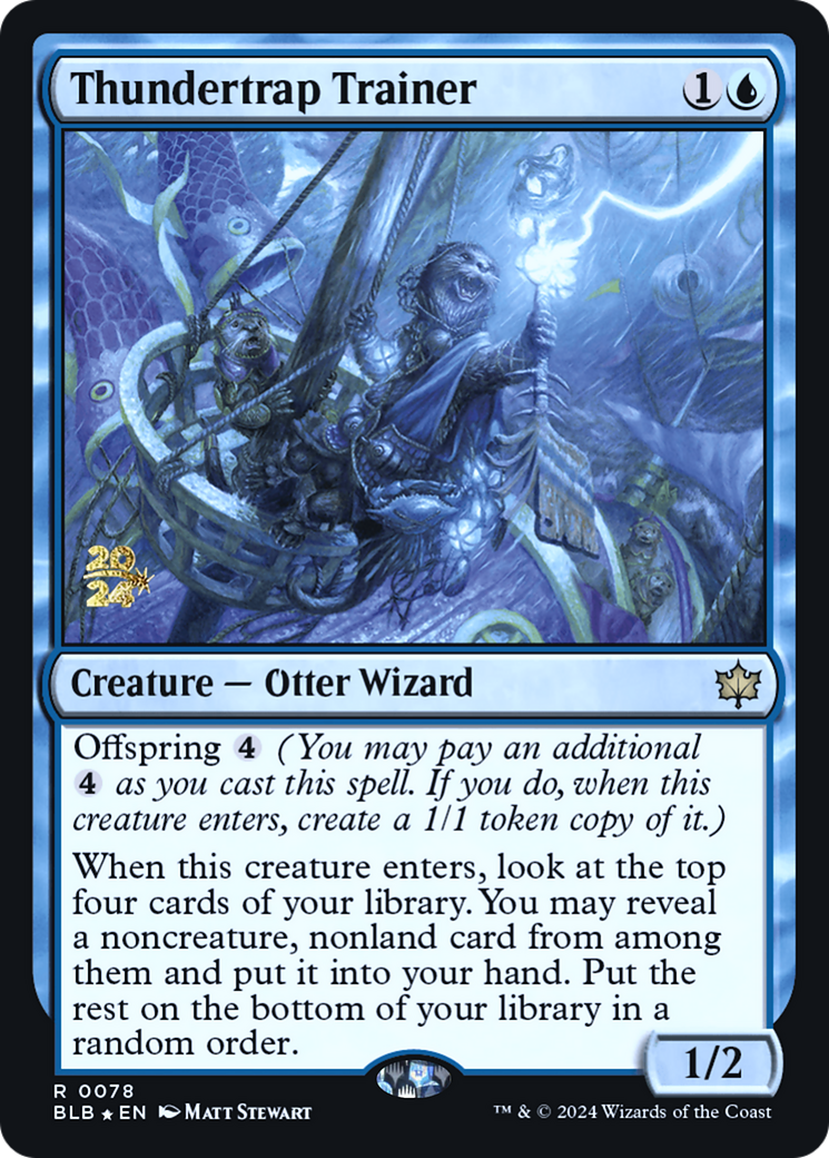 Image of Thundertrap Trainer [Bloomburrow Prerelease Promos]