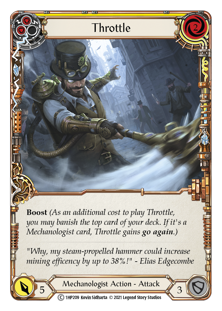 Image of Throttle (Yellow) [1HP209] (History Pack 1)