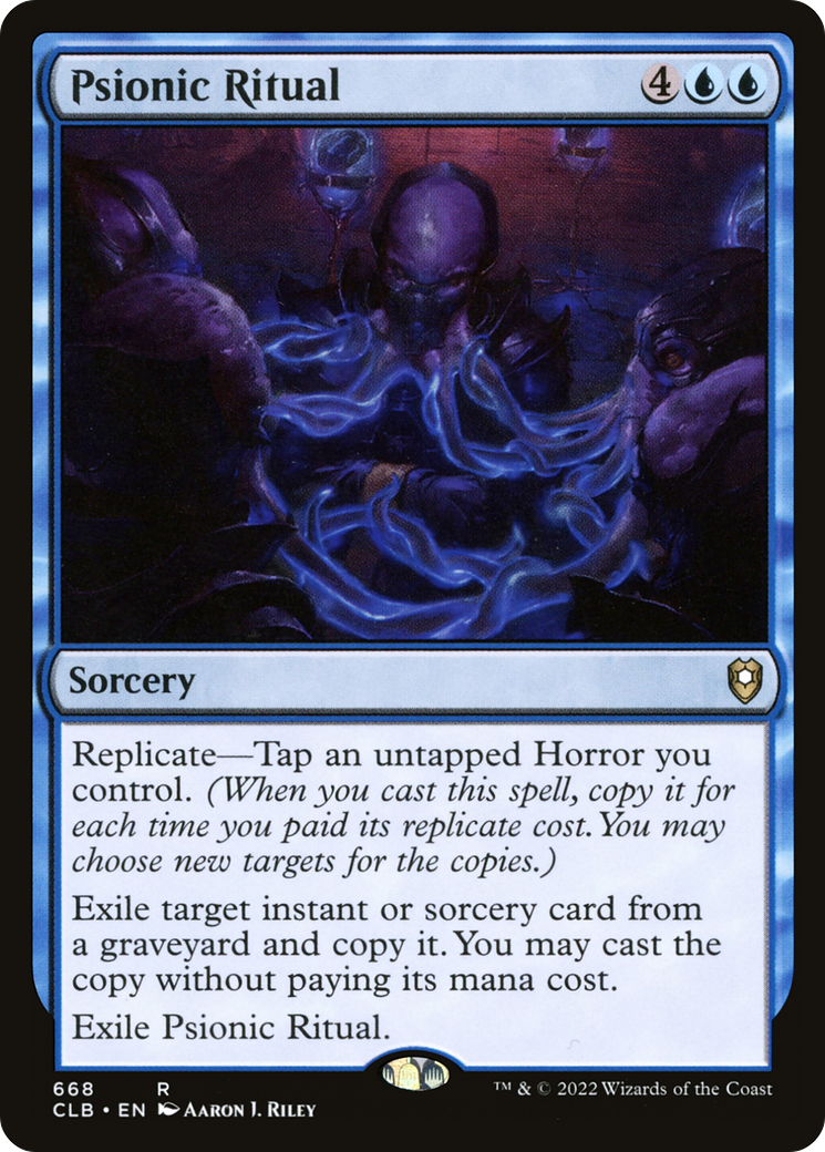 Image of Psionic Ritual [Commander Legends: Battle for Baldur's Gate]