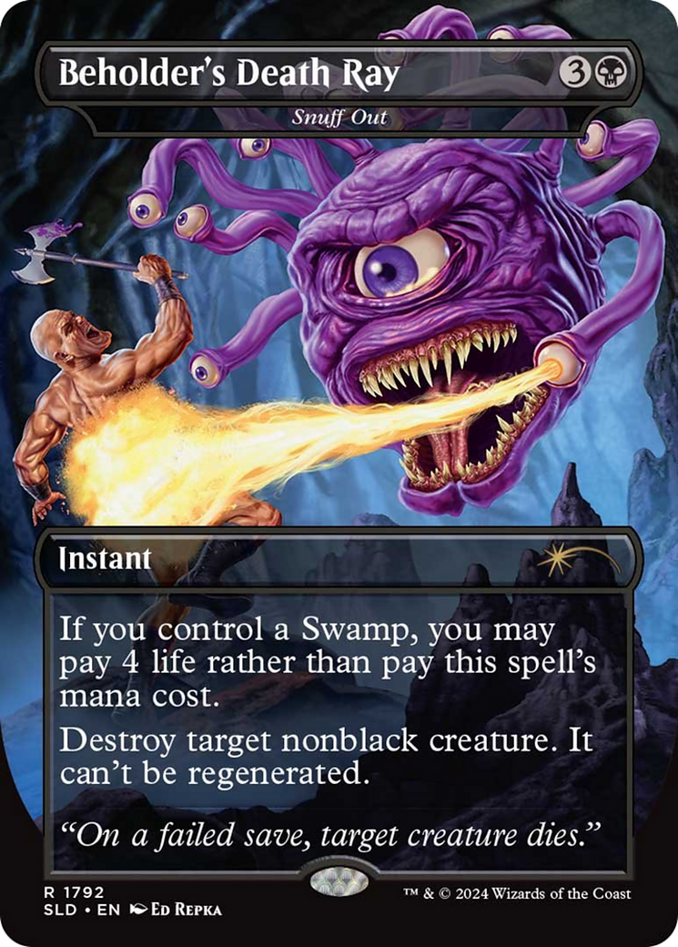 Image of Beholder's Death Ray - Snuff Out [Secret Lair Drop Series]