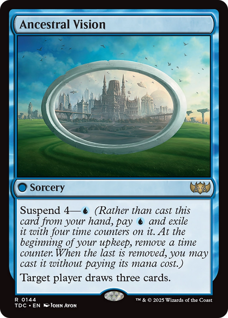 Image of Ancestral Vision [Tarkir: Dragonstorm Commander]