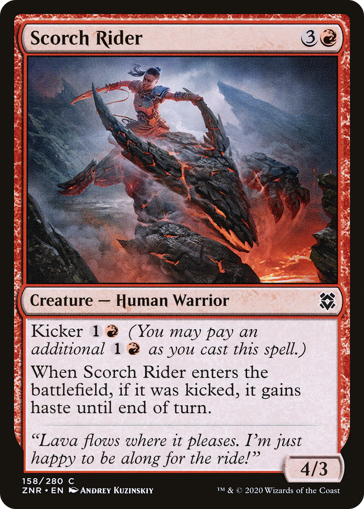 Image of Scorch Rider [Zendikar Rising]