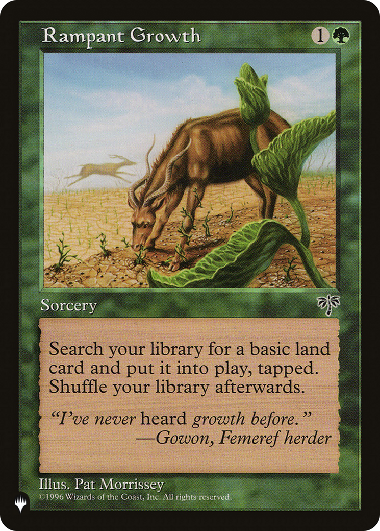 Image of Rampant Growth (MIR) [The List]