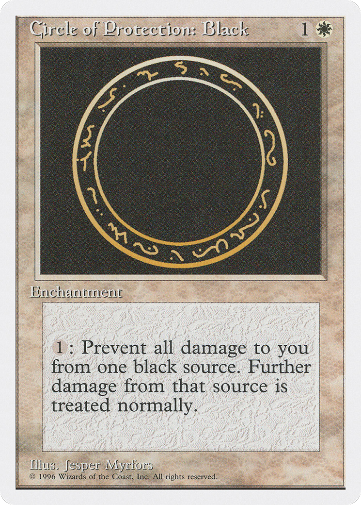 Image of Circle of Protection: Black [Introductory Two-Player Set]