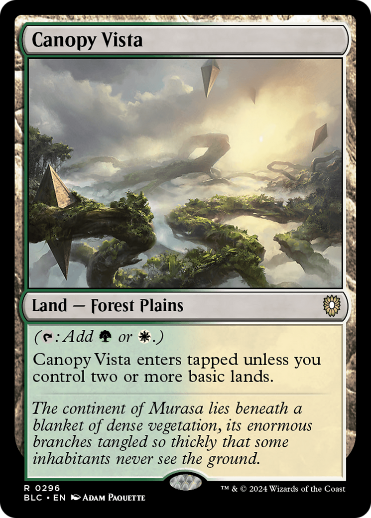 Image of Canopy Vista [Bloomburrow Commander]