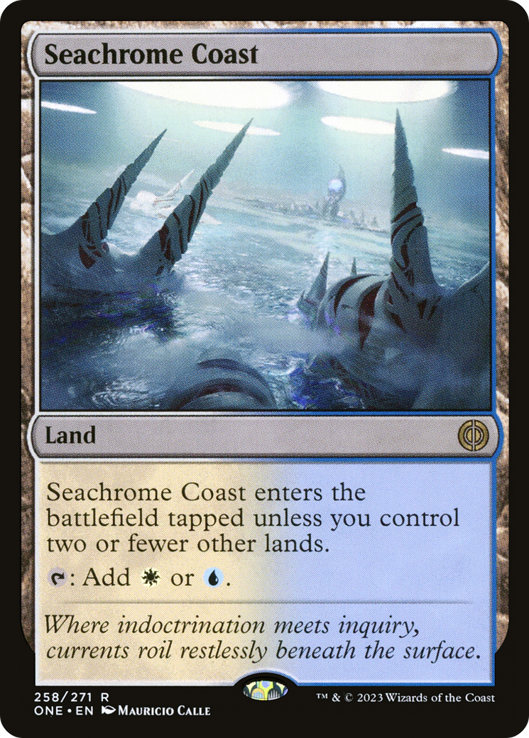 Image of Seachrome Coast [Phyrexia: All Will Be One]