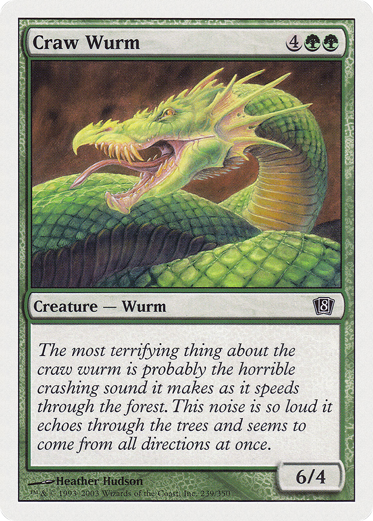Image of Craw Wurm [Eighth Edition]