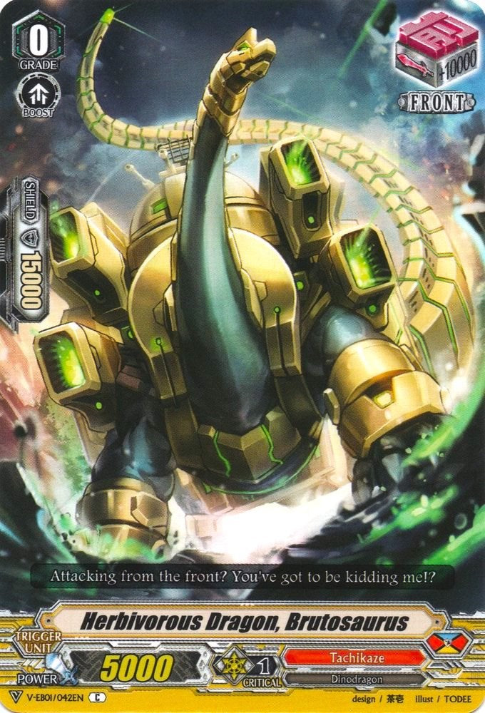 Image of Herbivorous Dragon, Brutosaurus (V-EB01/042EN) [The Destructive Roar]