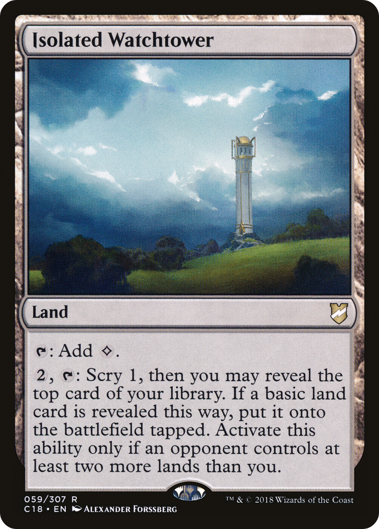 Image of Isolated Watchtower [Commander 2018]