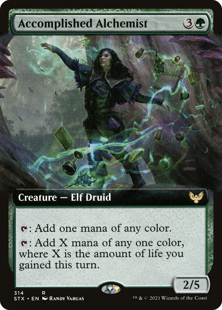 Image of Accomplished Alchemist (Extended Art) [Strixhaven: School of Mages]