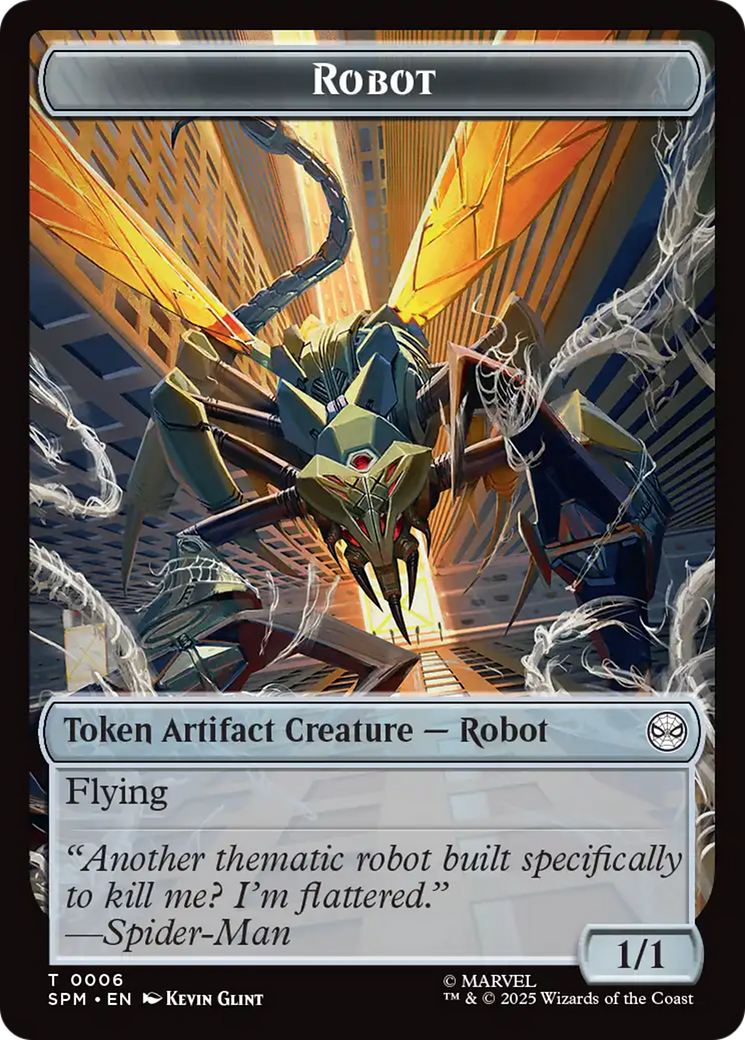 Image of Food // Robot Double-Sided Token [Marvel's Spider-Man Tokens]
