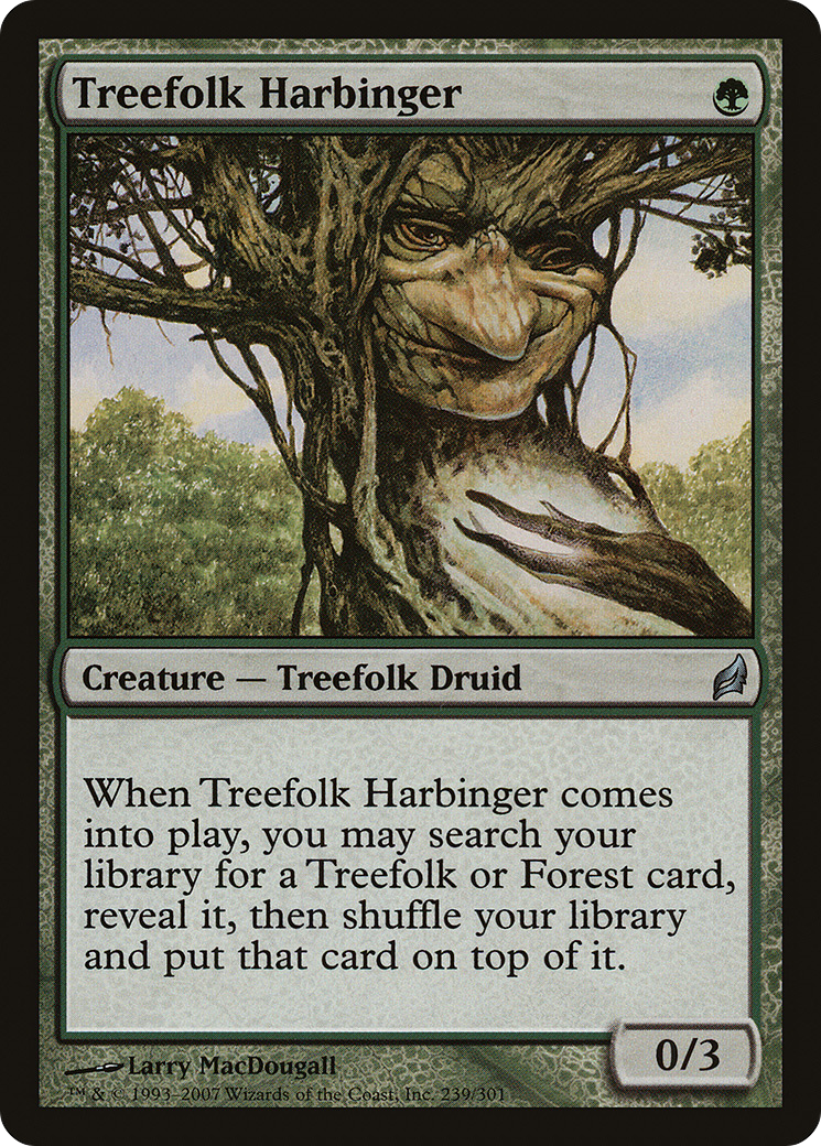 Image of Treefolk Harbinger [Lorwyn]