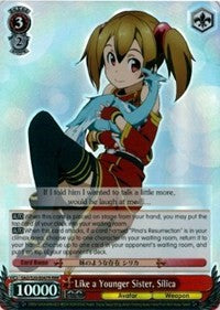 Image of Like a Younger Sister, Silica (SAO/S20-E047R RRR) [Sword Art Online]