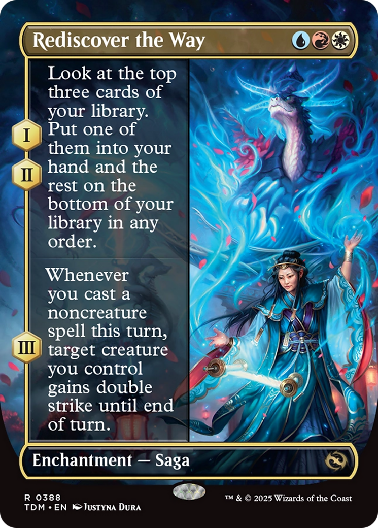 Image of Rediscover the Way (Borderless) [Tarkir: Dragonstorm]