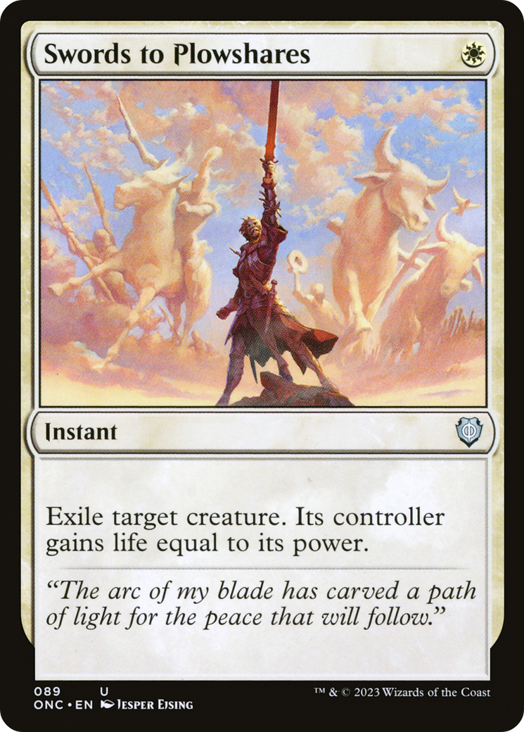 Image of Swords to Plowshares [Phyrexia: All Will Be One Commander]