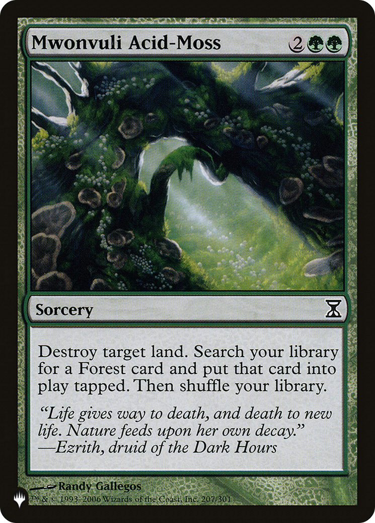 Image of Mwonvuli Acid-Moss [The List]