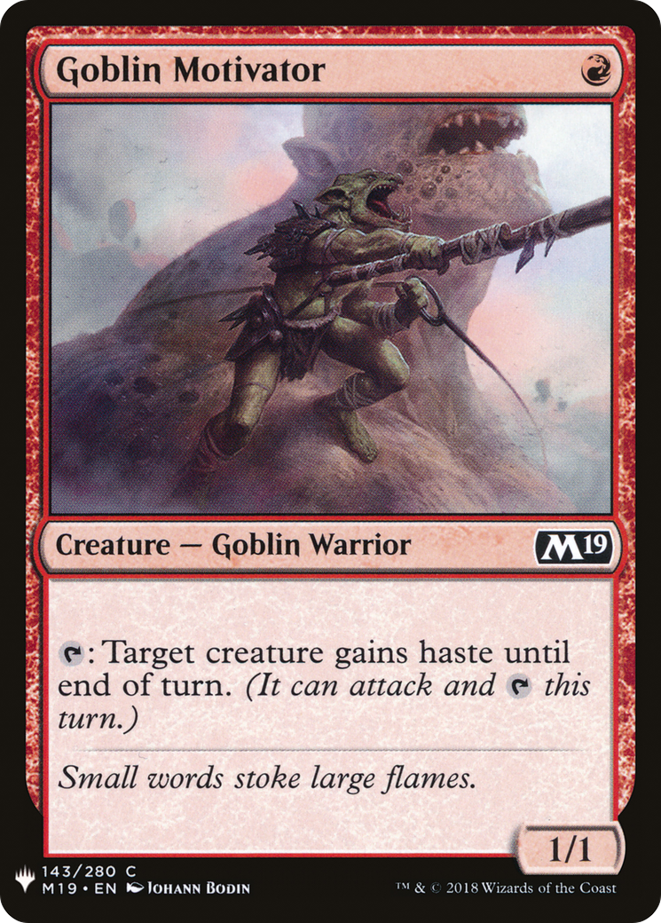Image of Goblin Motivator [Mystery Booster]