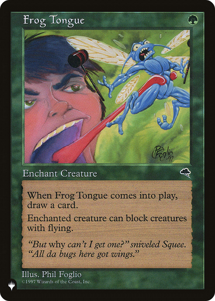 Image of Frog Tongue [The List]