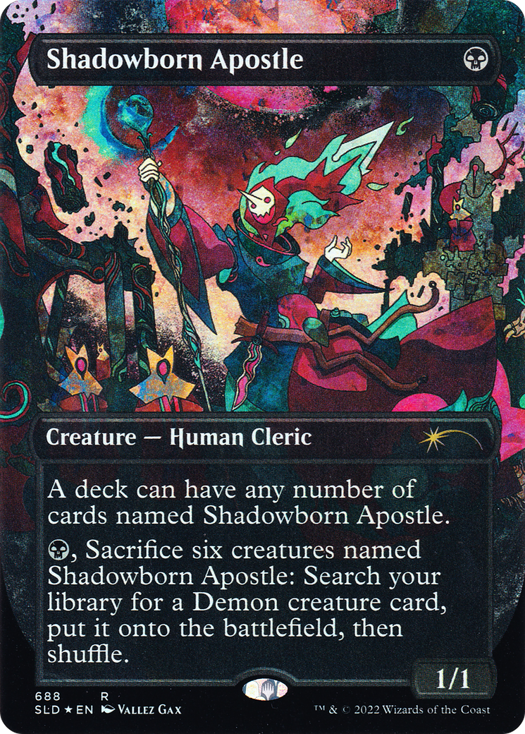 Image of Shadowborn Apostle (688) (Borderless) [Secret Lair Drop Promos]