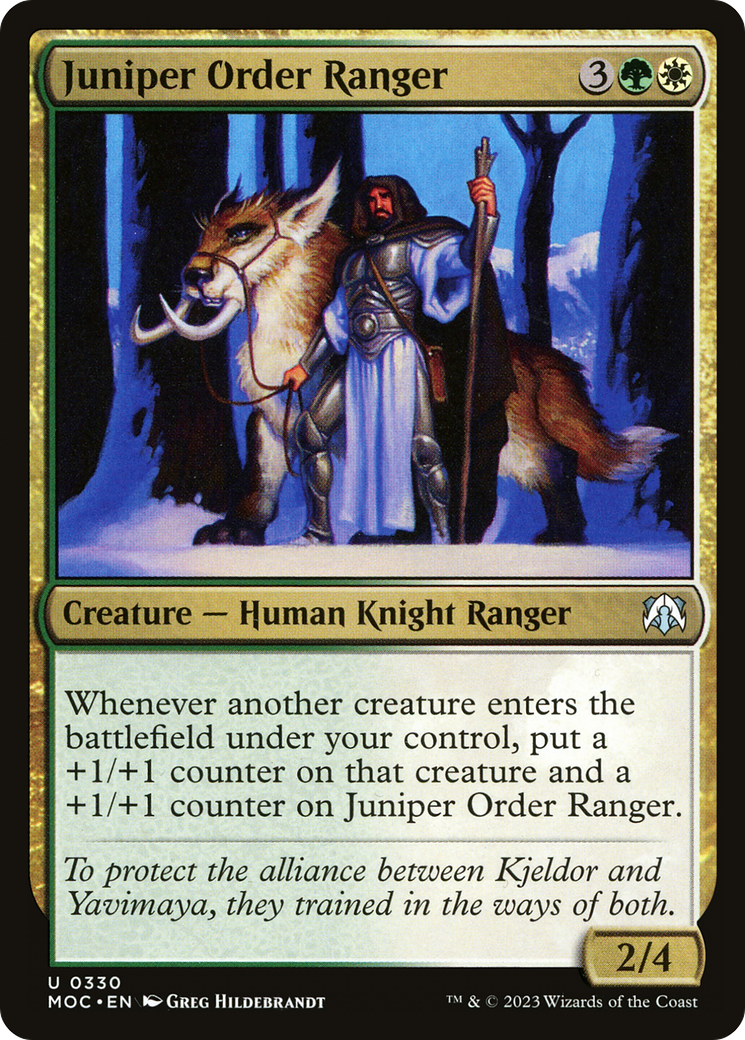 Image of Juniper Order Ranger [March of the Machine Commander]