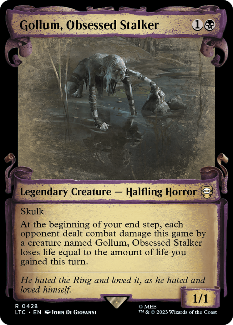 Image of Gollum, Obsessed Stalker [The Lord of the Rings: Tales of Middle-Earth Commander Showcase Scrolls]