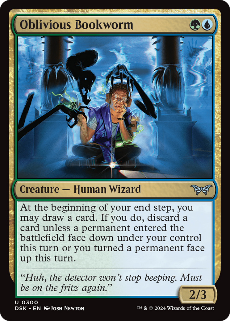 Image of Oblivious Bookworm (0300) [Duskmourn: House of Horror]