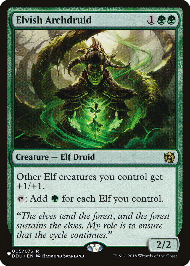 Image of Elvish Archdruid [The List]