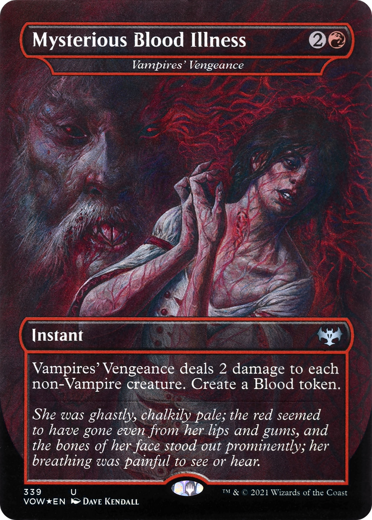 Image of Vampires' Vengeance - Mysterious Blood Illness [Innistrad: Crimson Vow]