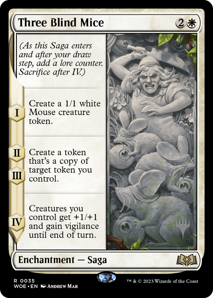 Image of Three Blind Mice (Promo Pack) [Wilds of Eldraine Promos]