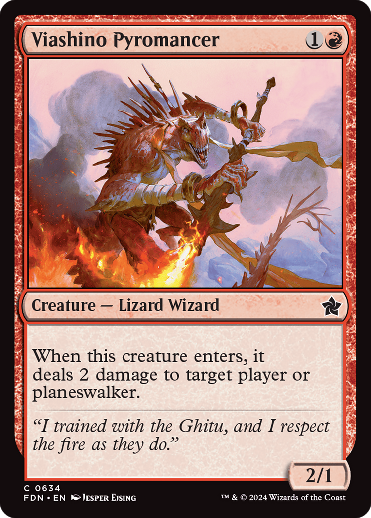 Image of Viashino Pyromancer [Foundations]