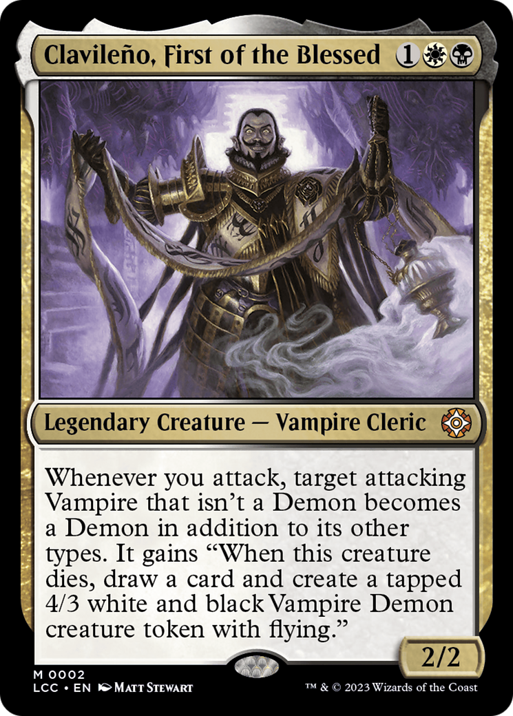 Image of Clavileno, First of the Blessed [The Lost Caverns of Ixalan Commander]