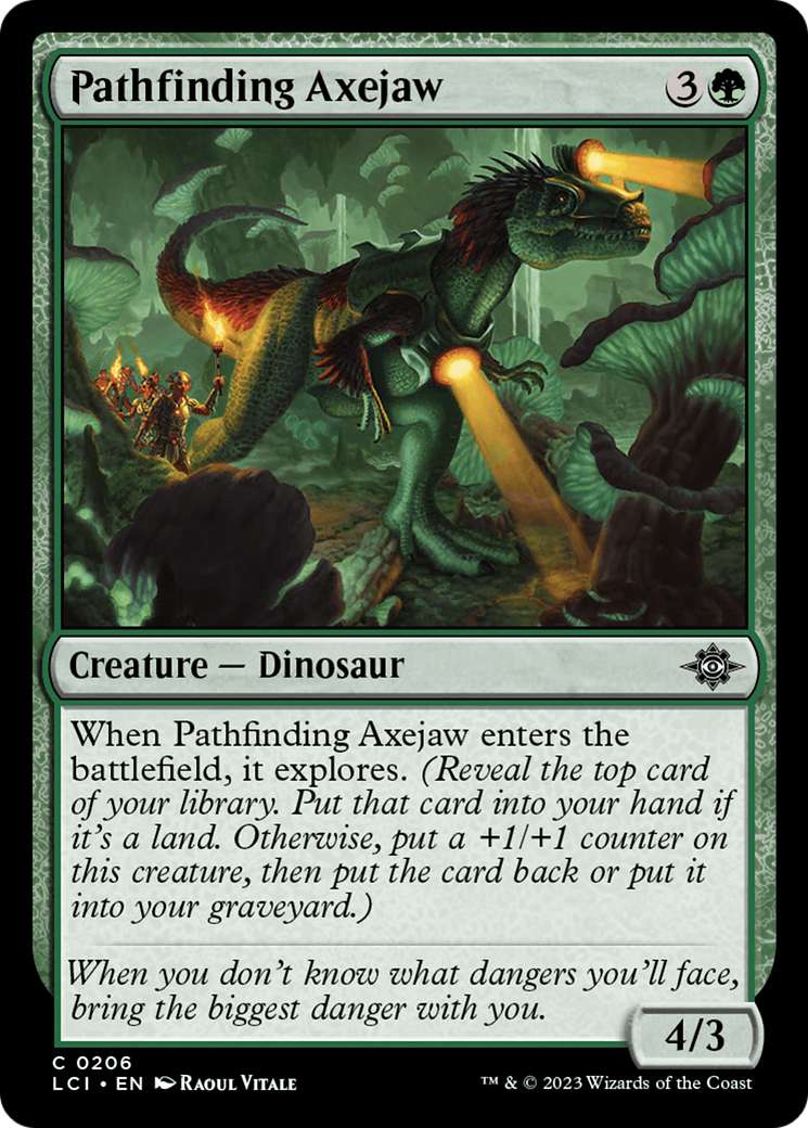 Image of Pathfinding Axejaw [The Lost Caverns of Ixalan]