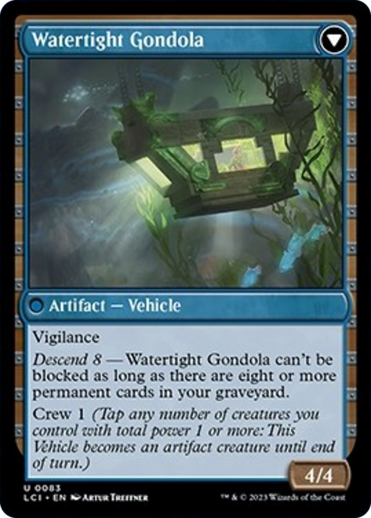 Image of Waterlogged Hulk // Watertight Gondola [The Lost Caverns of Ixalan]