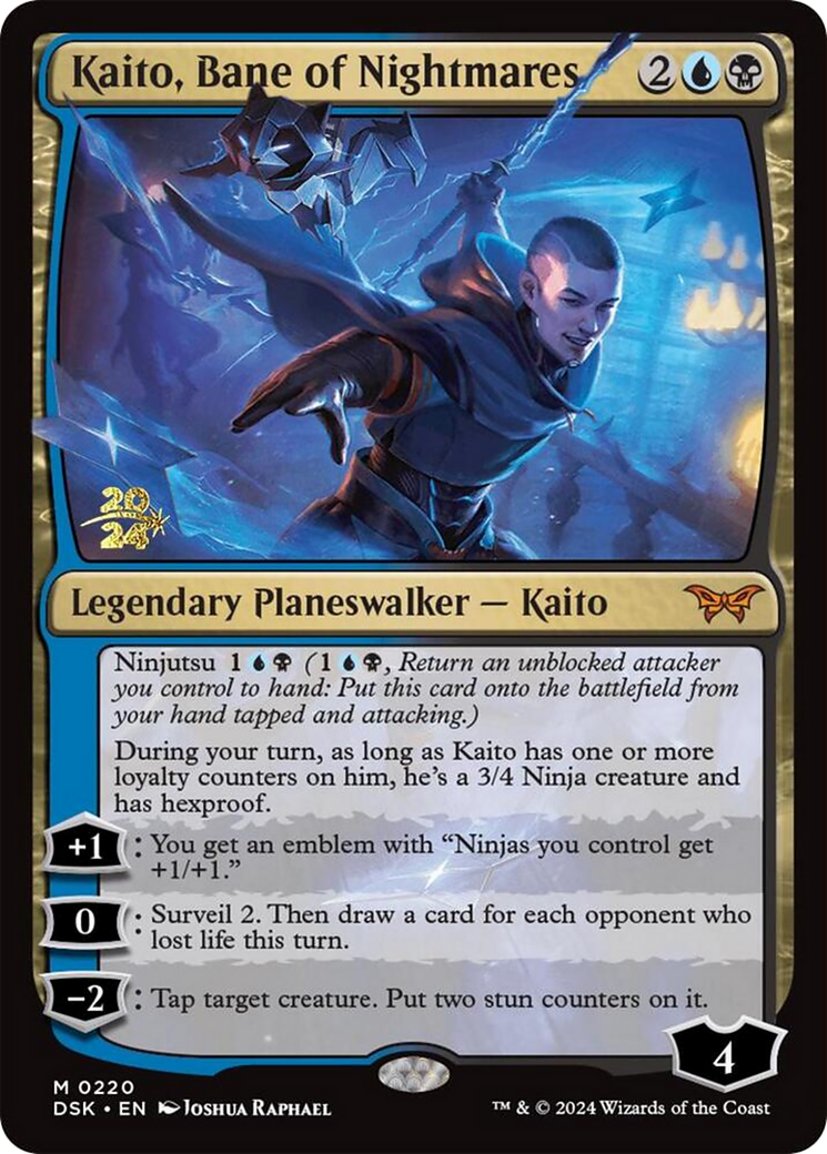 Image of Kaito, Bane of Nightmares [Duskmourn: House of Horror Prerelease Promos]