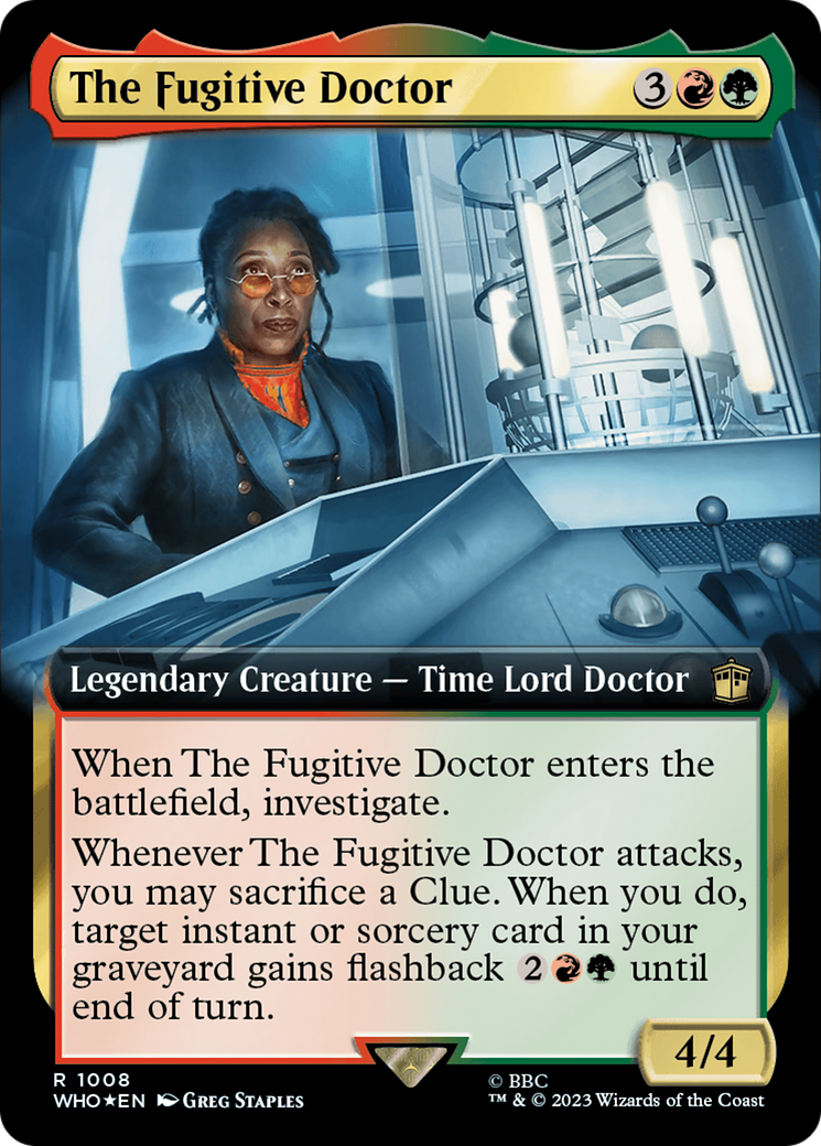 Image of The Fugitive Doctor (Extended Art) (Surge Foil) [Doctor Who]