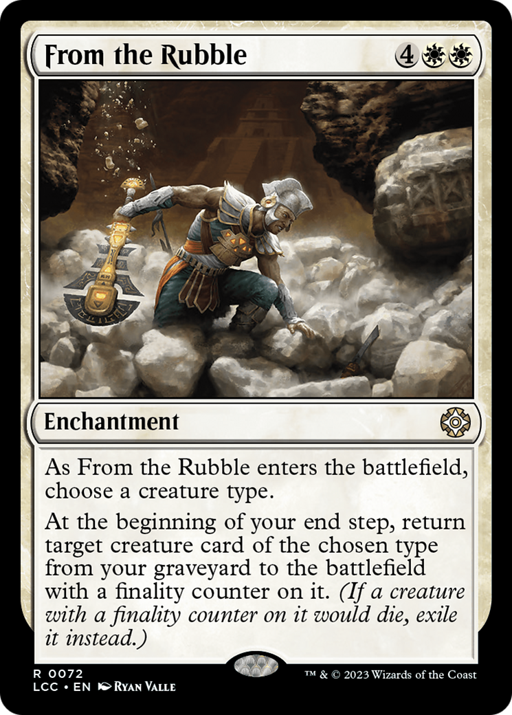 Image of From the Rubble [The Lost Caverns of Ixalan Commander]