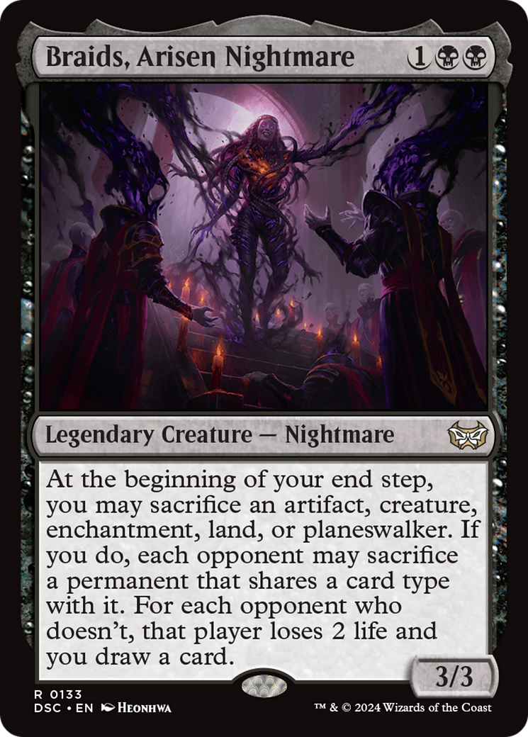 Image of Braids, Arisen Nightmare [Duskmourn: House of Horror Commander]