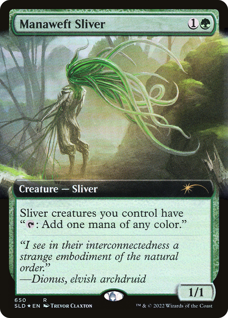 Image of Manaweft Sliver (Extended Art) [Secret Lair Drop Promos]