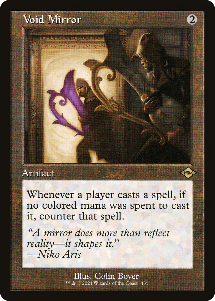 Image of Void Mirror (Retro Frame) (MH2-435) - Modern Horizons 2 Etched Foil