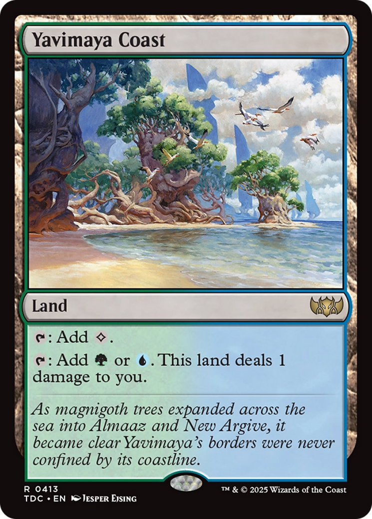 Image of Yavimaya Coast [Tarkir: Dragonstorm Commander]