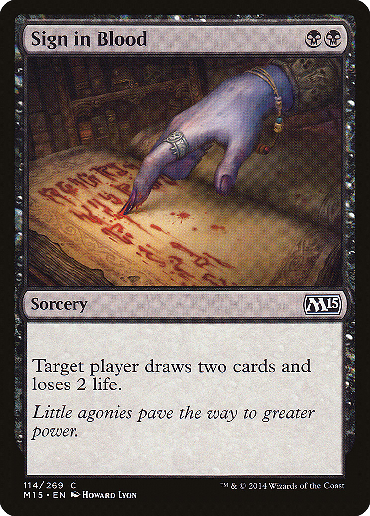 Image of Sign in Blood [Magic 2015]